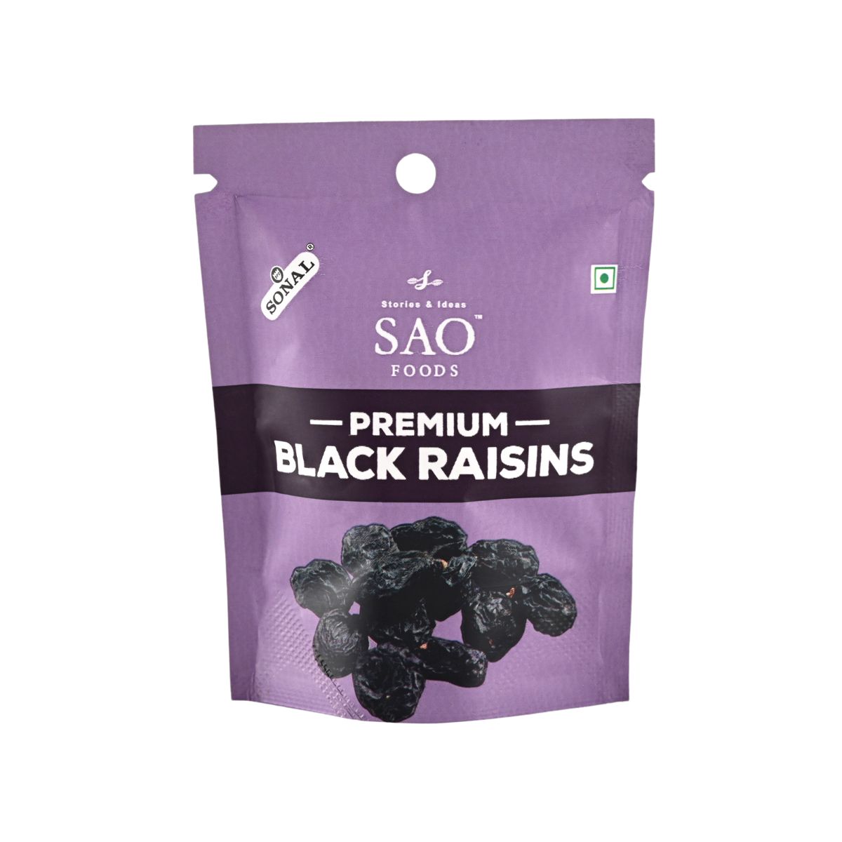 SAO Foods Premium Black Raisins 200gm