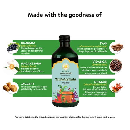 Kerala Ayurveda Draksharishtam - PUSHMYCART