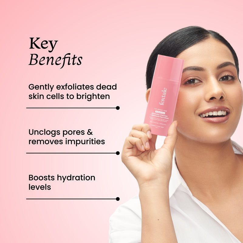 Foxtale Purify and Glow Cleanser + Mask