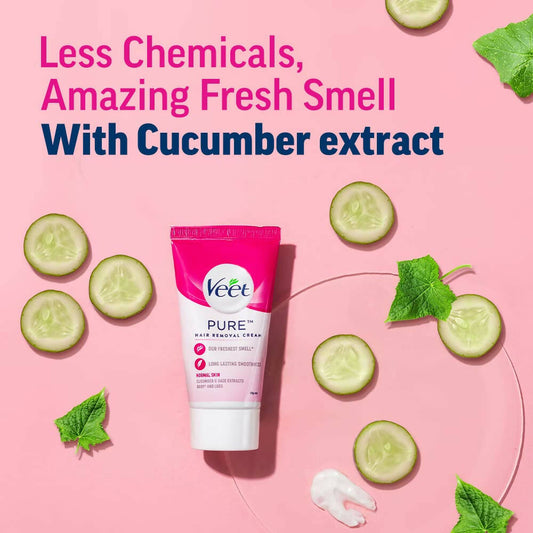 Veet Pure Hair Removal Cream for Women | Normal Skin