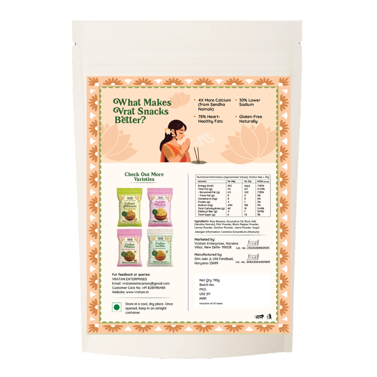 Vratam Pudina Banana Chips