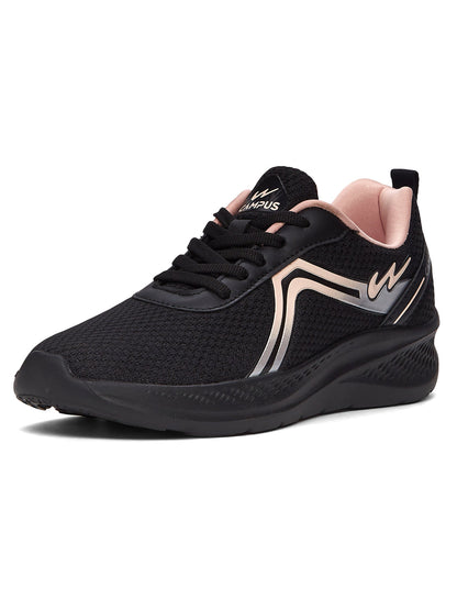 Campus RAYE Black Womens Running Shoes