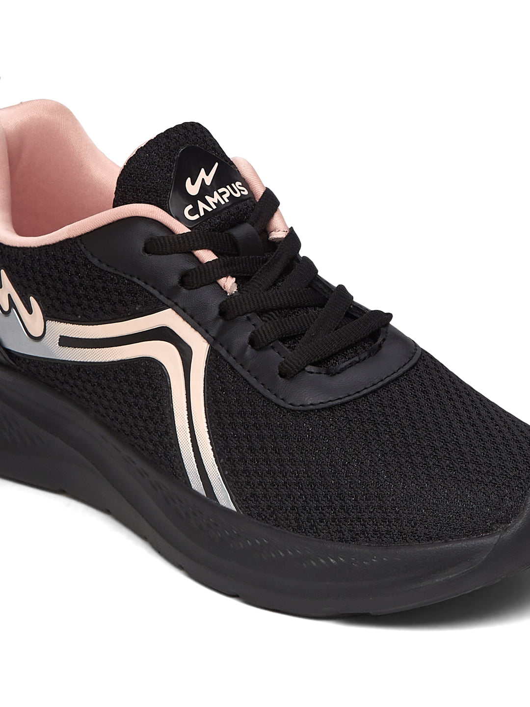 Campus RAYE Black Womens Running Shoes