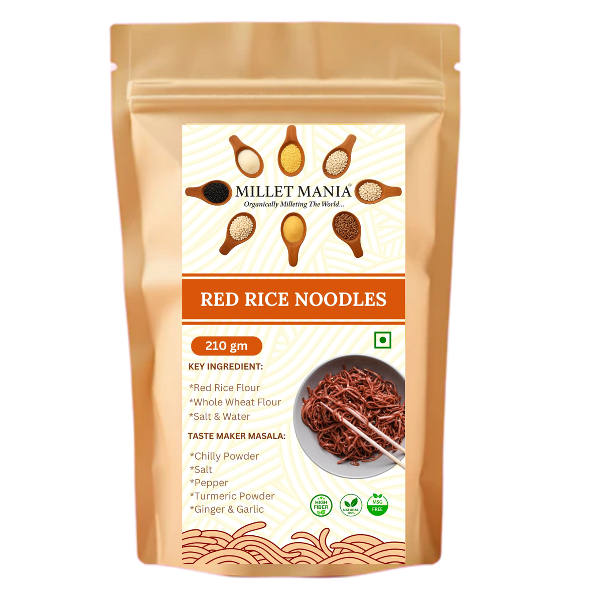 Millet Mania Red Rice Noodles