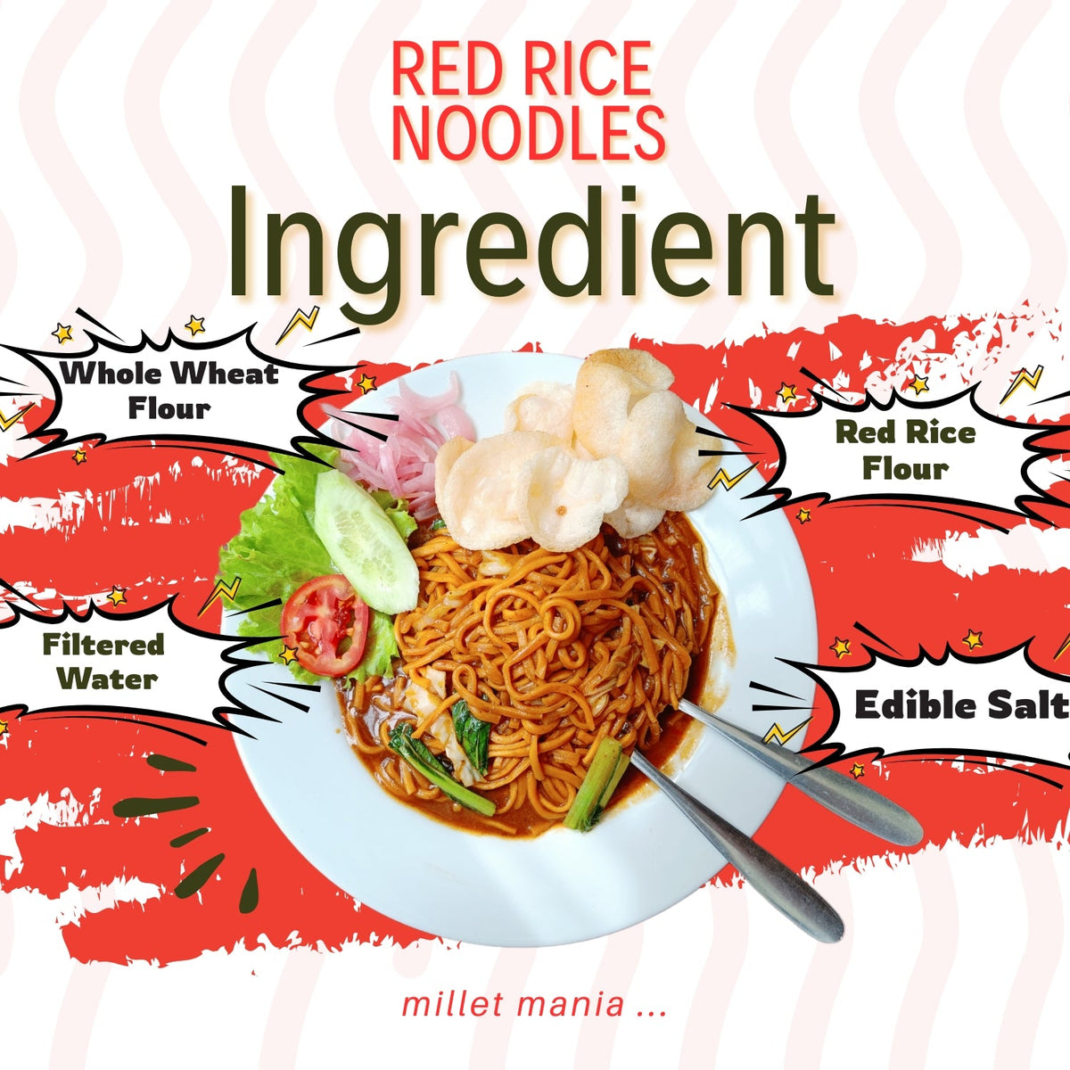 Millet Mania Red Rice Noodles