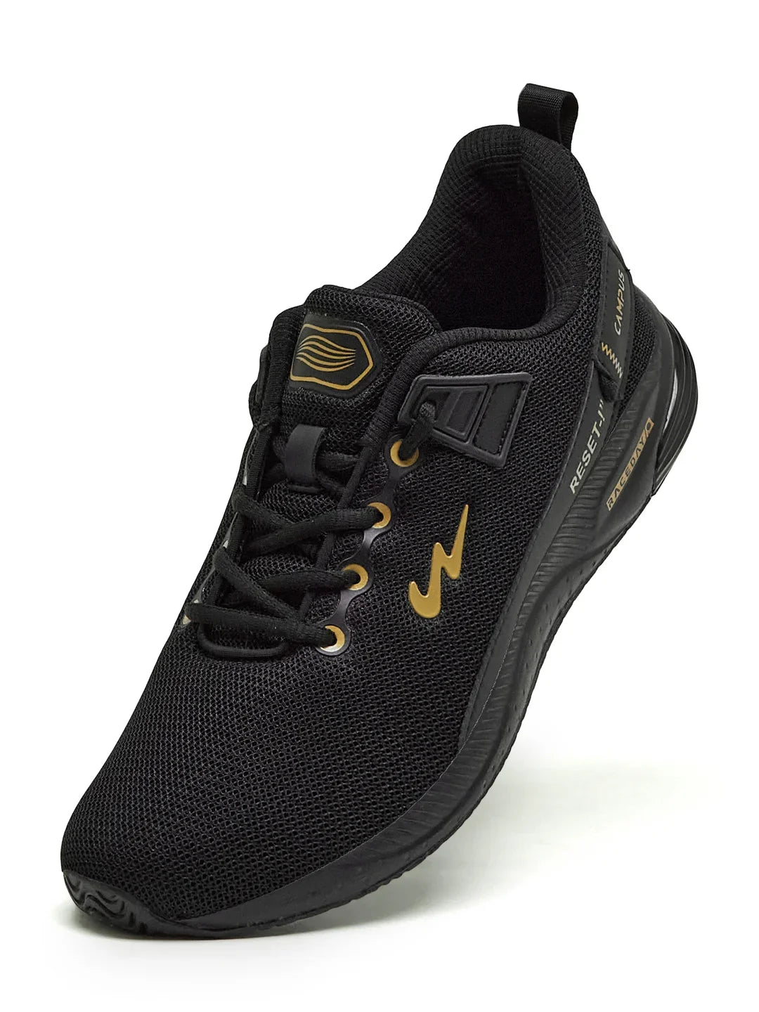 Campus REFRESH PRO Black Mens Running Shoes