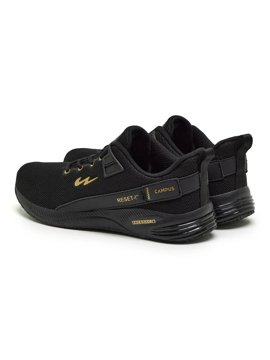 Campus REFRESH PRO Black Mens Running Shoes