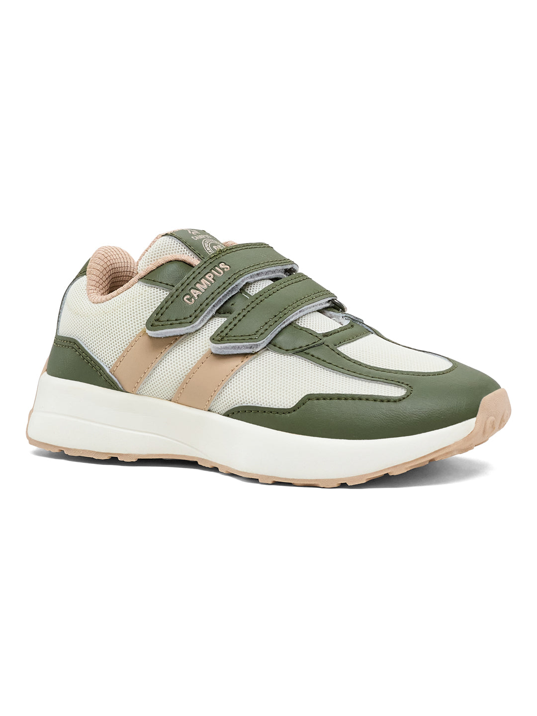 Campus REMI CS K Off White Kids Sneakers olive