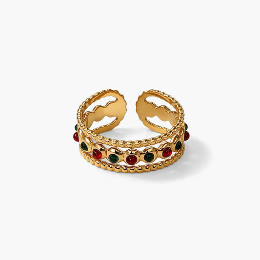 Palmonas Colorline Spark Statement Ring