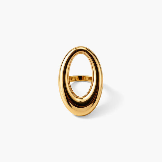 Palmonas Bold Halo Oval Ring