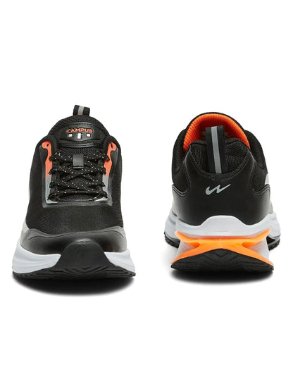Campus RUSTIK Black Mens Running Shoes