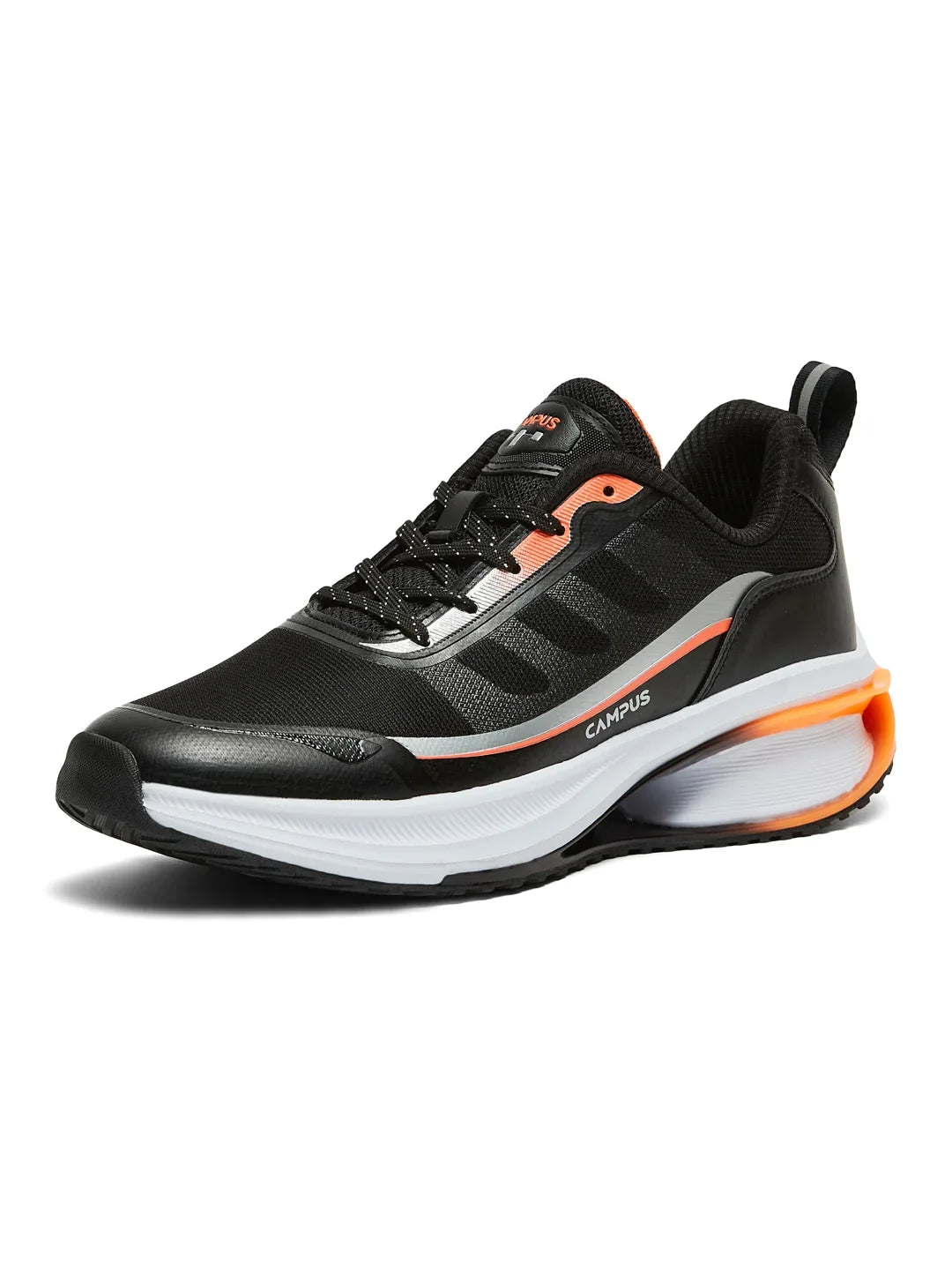 Campus RUSTIK Black Mens Running Shoes