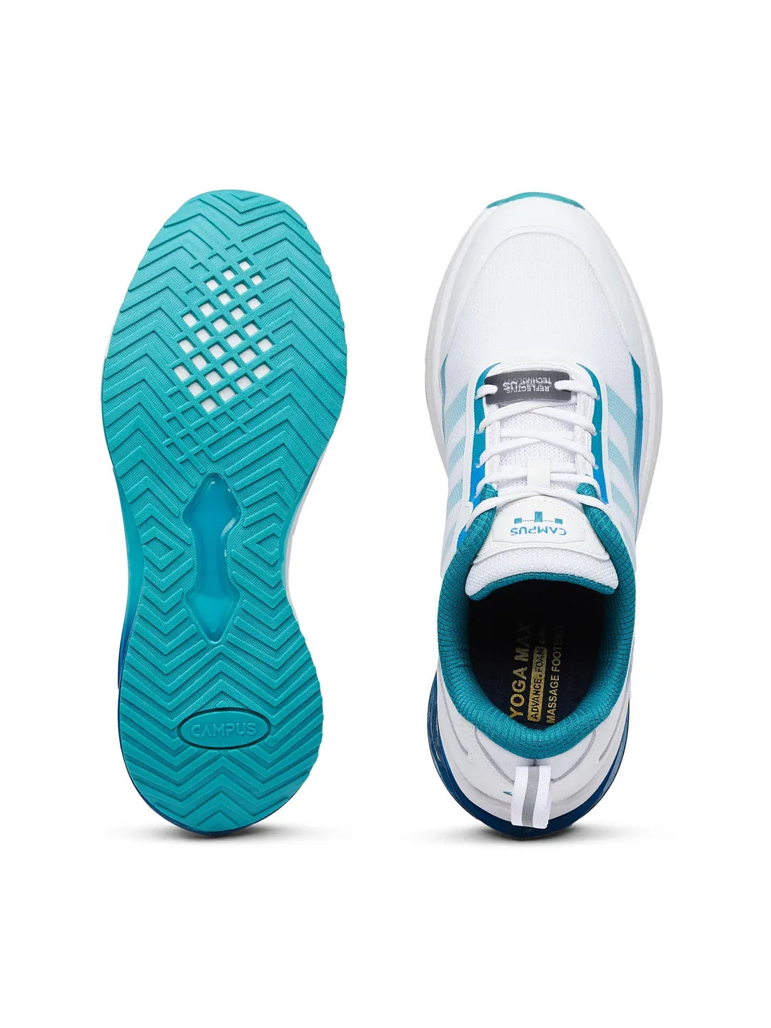 Campus RUSTIK White Mens Running Shoes