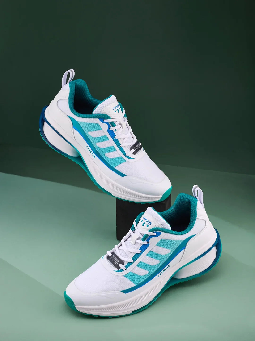 Campus RUSTIK White Mens Running Shoes