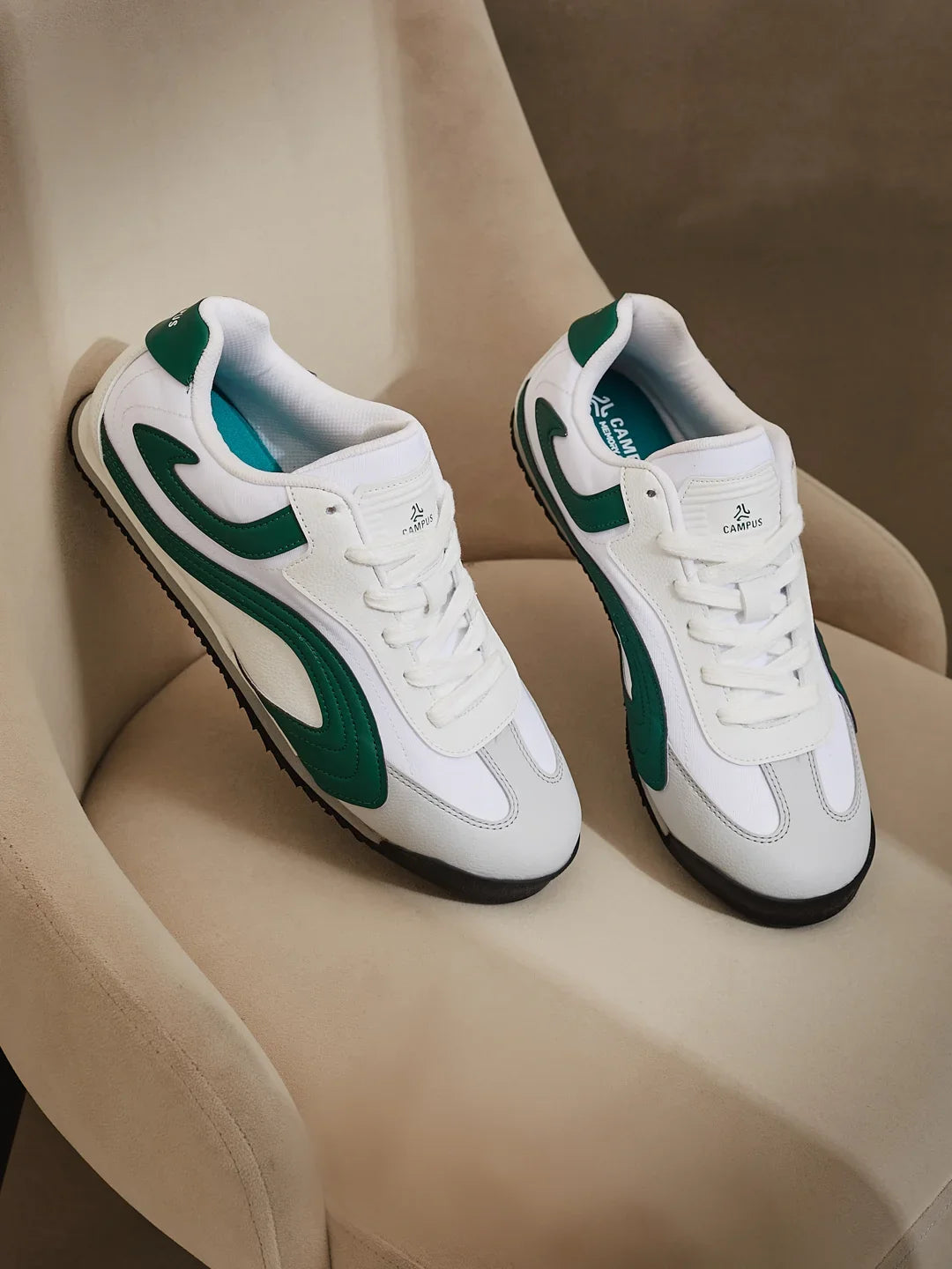 Campus RUSTLE White Mens Sneakers wht galpagos