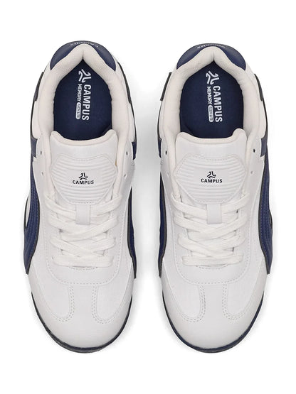 Campus RUSTLE White Mens Sneakers