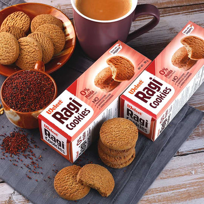 Weleet Assorted Cookies Diet Millet, Ragi, Multi-Grain & Banana Millet (Pack of 4)