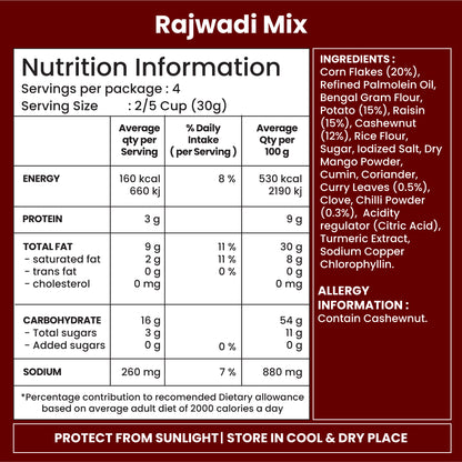 Jabsons Foods Rajwadi Mix