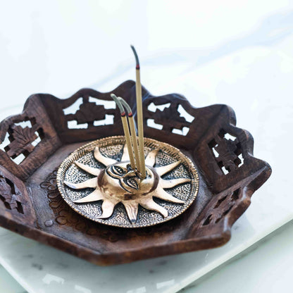 Samskara Home Ravi Dev Incense Holder - PUSHMYCART