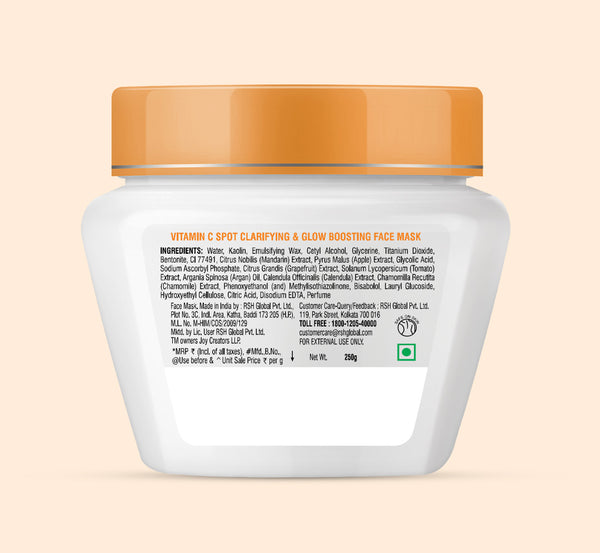 Vitamin C Spot Clearing + Glow Boosting Face Mask