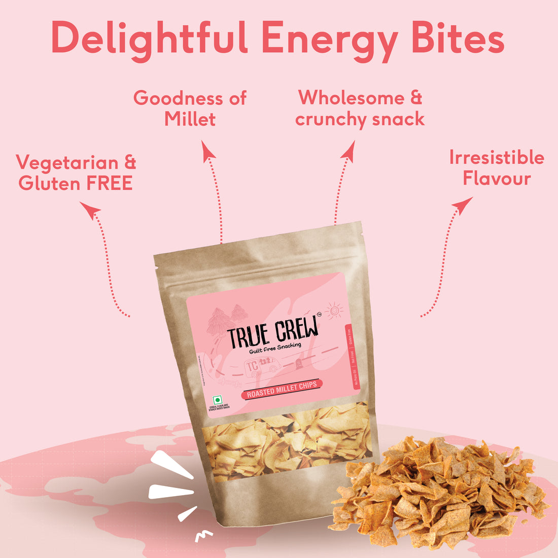 Sri Sri tattva True crew - millet chips - PUSHMYCART