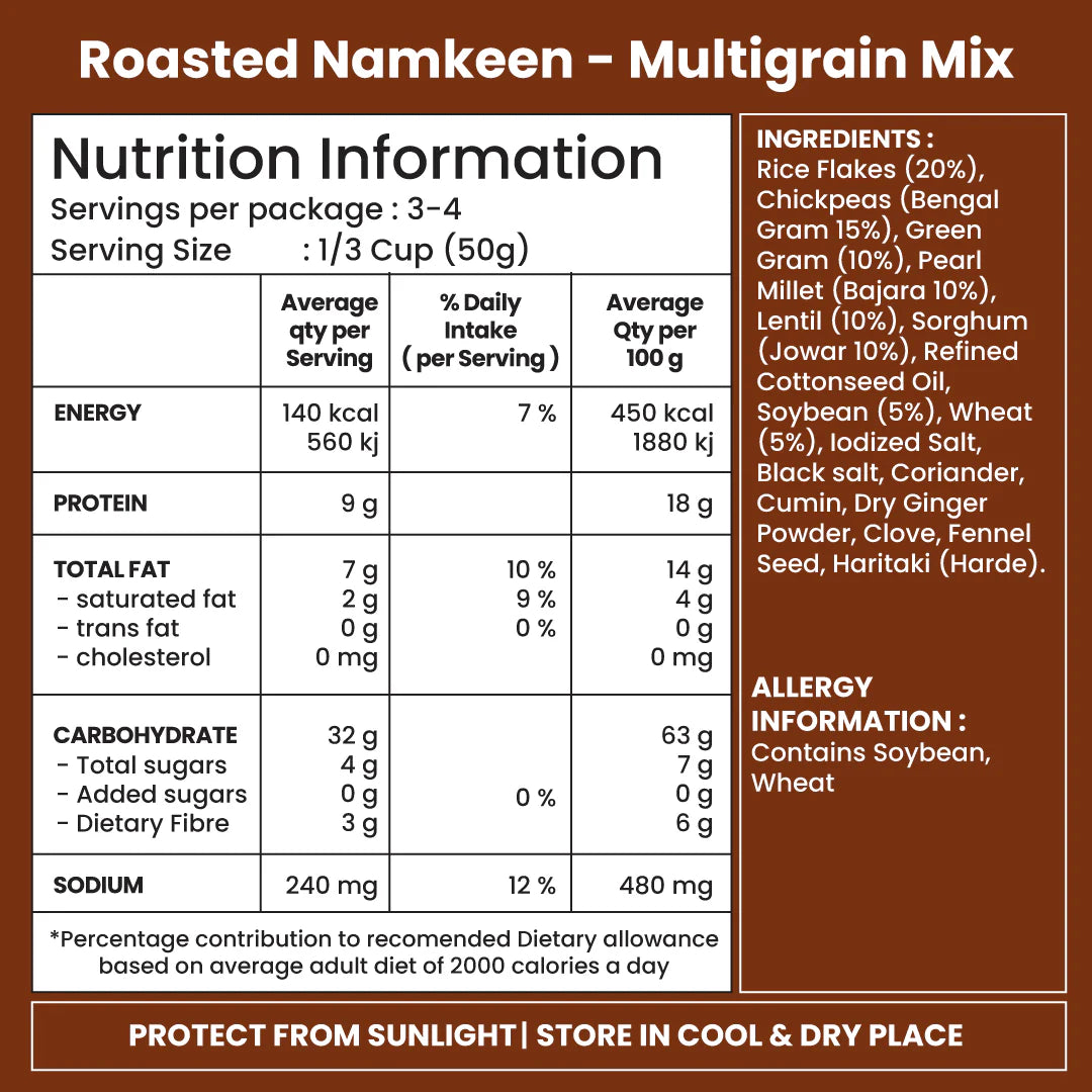 Jabsons Foods Multigrain Mix Roasted Namkeen