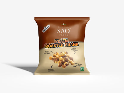 SAO Foods Plain Roasted Chana 450gm