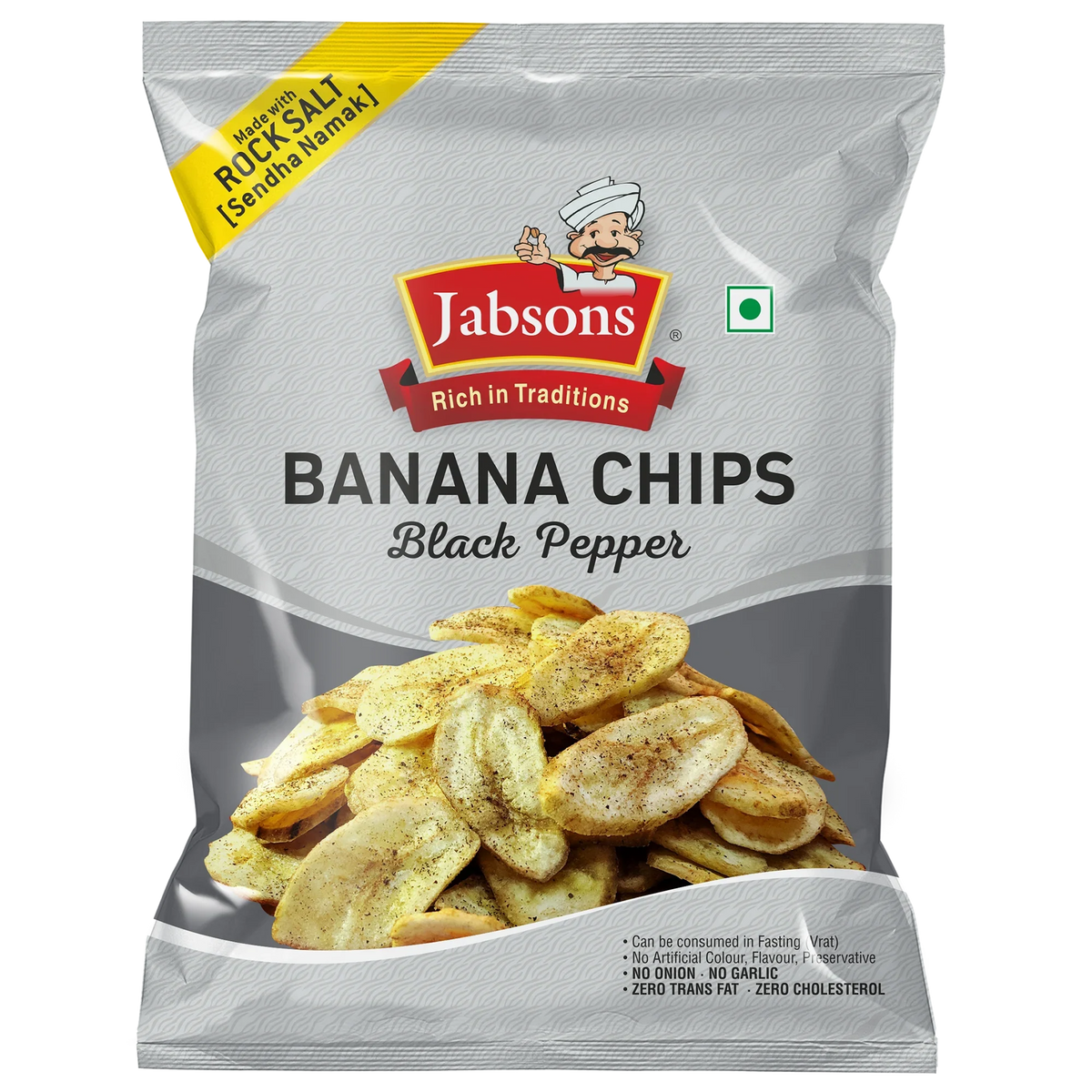 Jabsons Foods Black Pepper Banana Chips