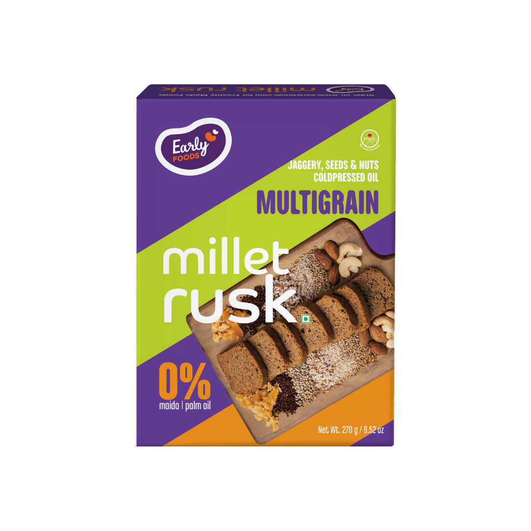 Early Foods Multigrain Millet Rusk