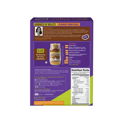 Early Foods Multigrain Millet Rusk