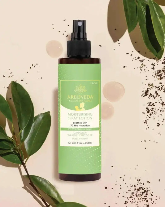 Moisturizing spray lotion bottle