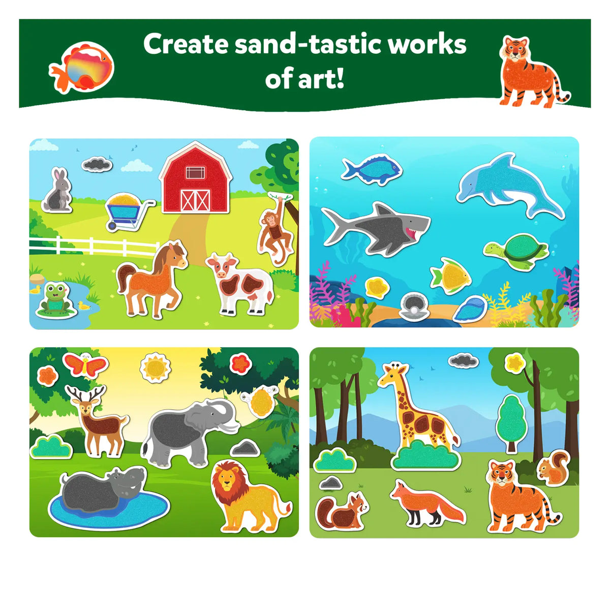 Skillmatics Artsy Animal Friends Bundle Ages 4 to 10