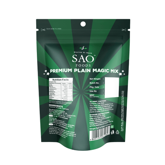 SAO Foods Unsalted Roasted Mixed Nuts 270gm