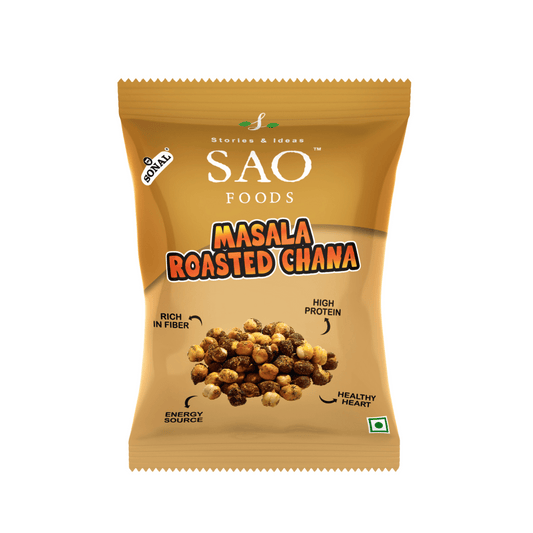 SAO Foods Masala Roasted Chana (Pack of  50)