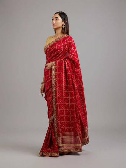 Mohey Elegance Personified Pink Saree - view 3
