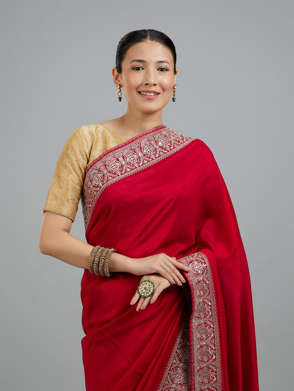 Mohey Pink Elegance Saree - view 2