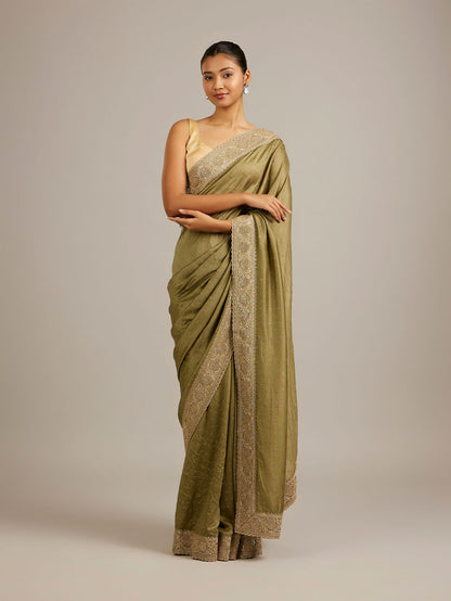 Mohey Emerald Elegance Saree