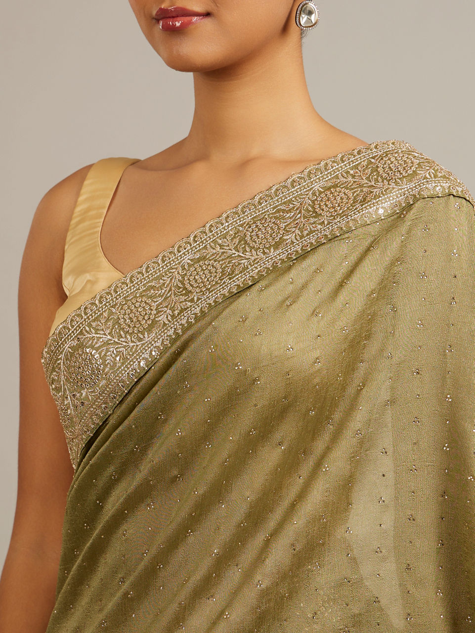 Mohey Emerald Elegance Saree - view 4