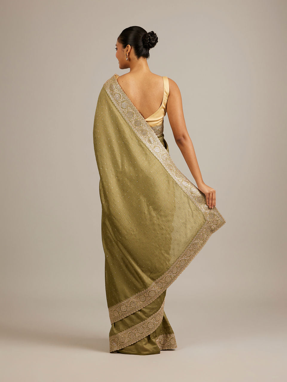 Mohey Emerald Elegance Saree - view 5