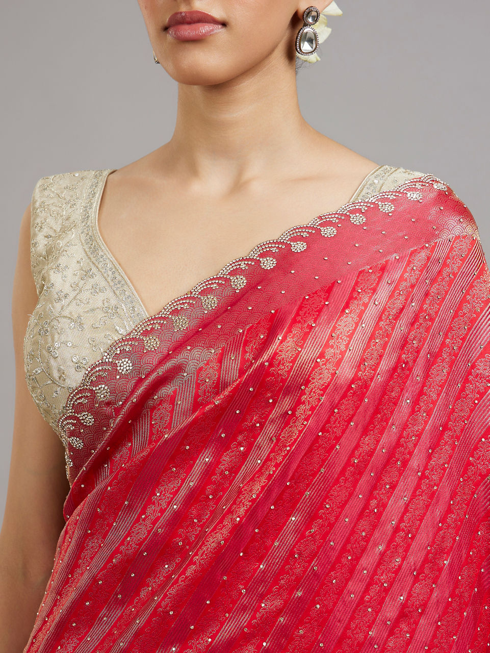 Mohey Regalia Rani Silk Saree - view 4