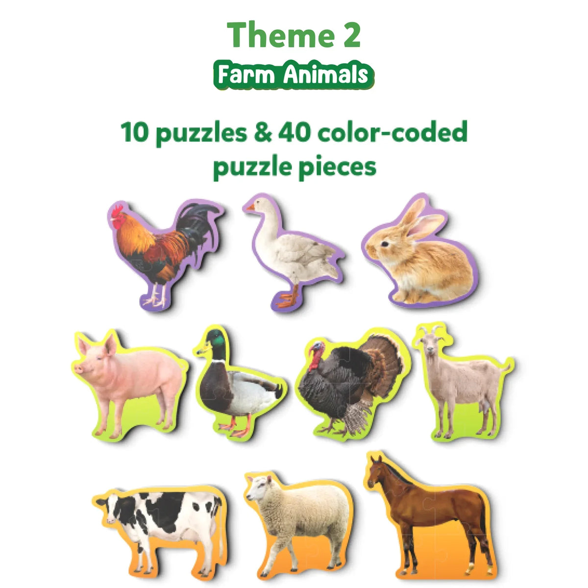 Skillmatics Step By Step Puzzle Animal Combo Ages 3 and Up