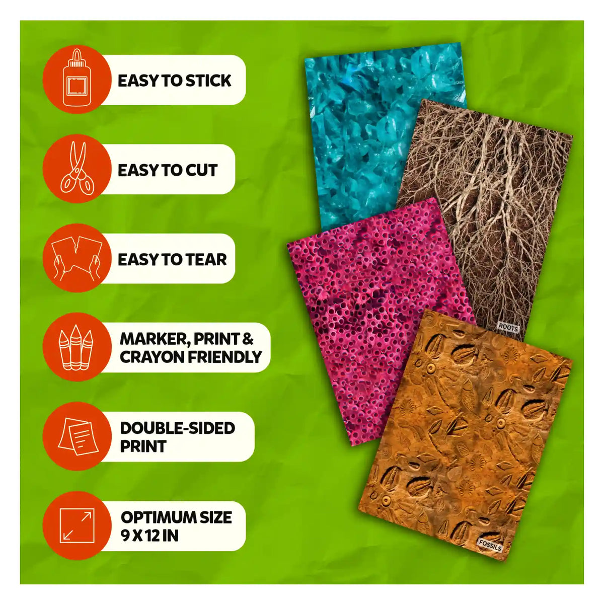 Skillmatics Clever Prints All Things Science Construction Paper 120 Sheets