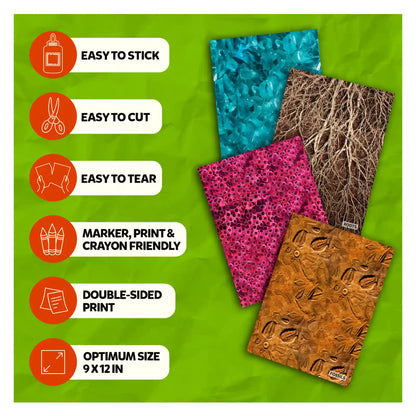 Skillmatics Clever Prints All Things Science Construction Paper 120 Sheets