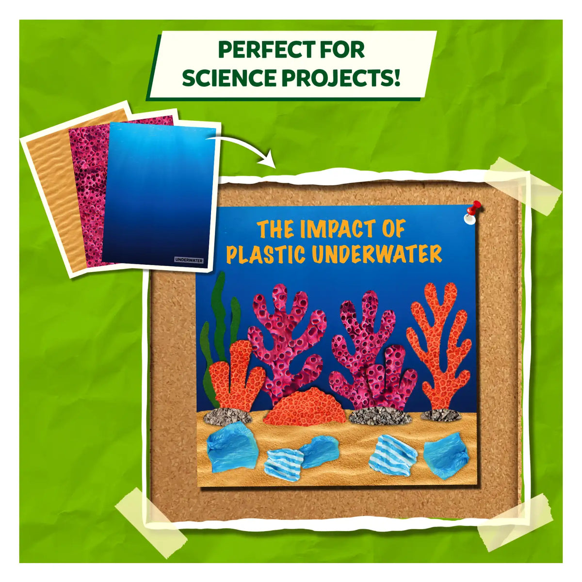 Skillmatics Clever Prints All Things Science Construction Paper 60 Sheets