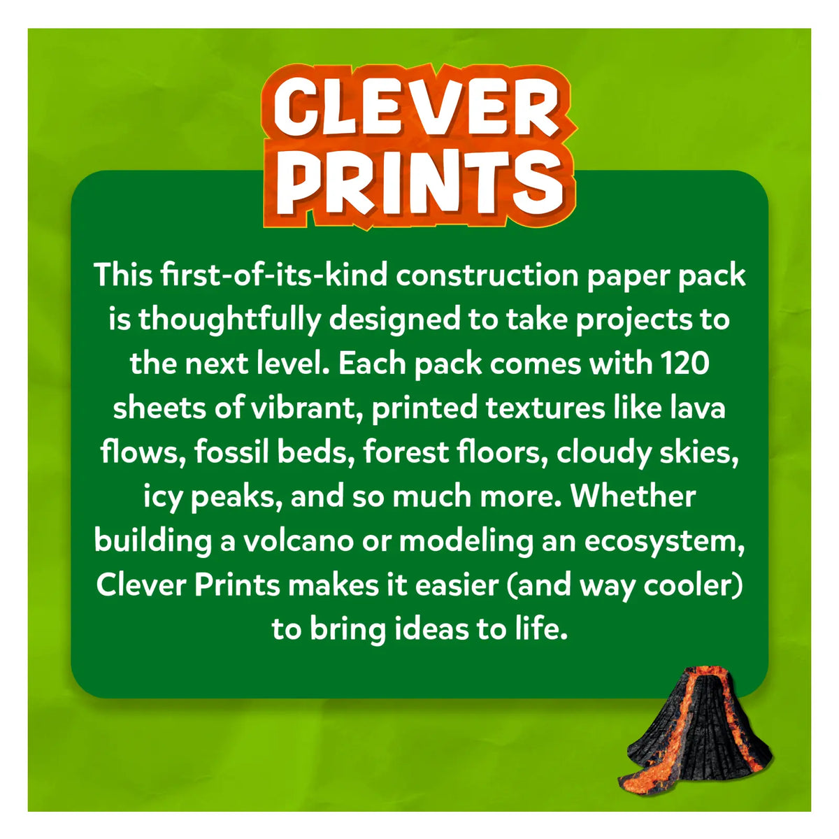Skillmatics Clever Prints All Things Science Construction Paper 120 Sheets