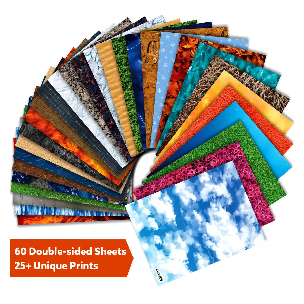 Skillmatics Clever Prints All Things Science Construction Paper 60 Sheets