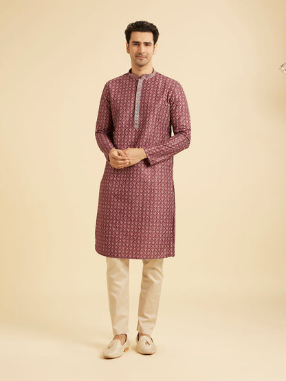 Manyavar Rustic Splendour Kurta Pajama - view 3