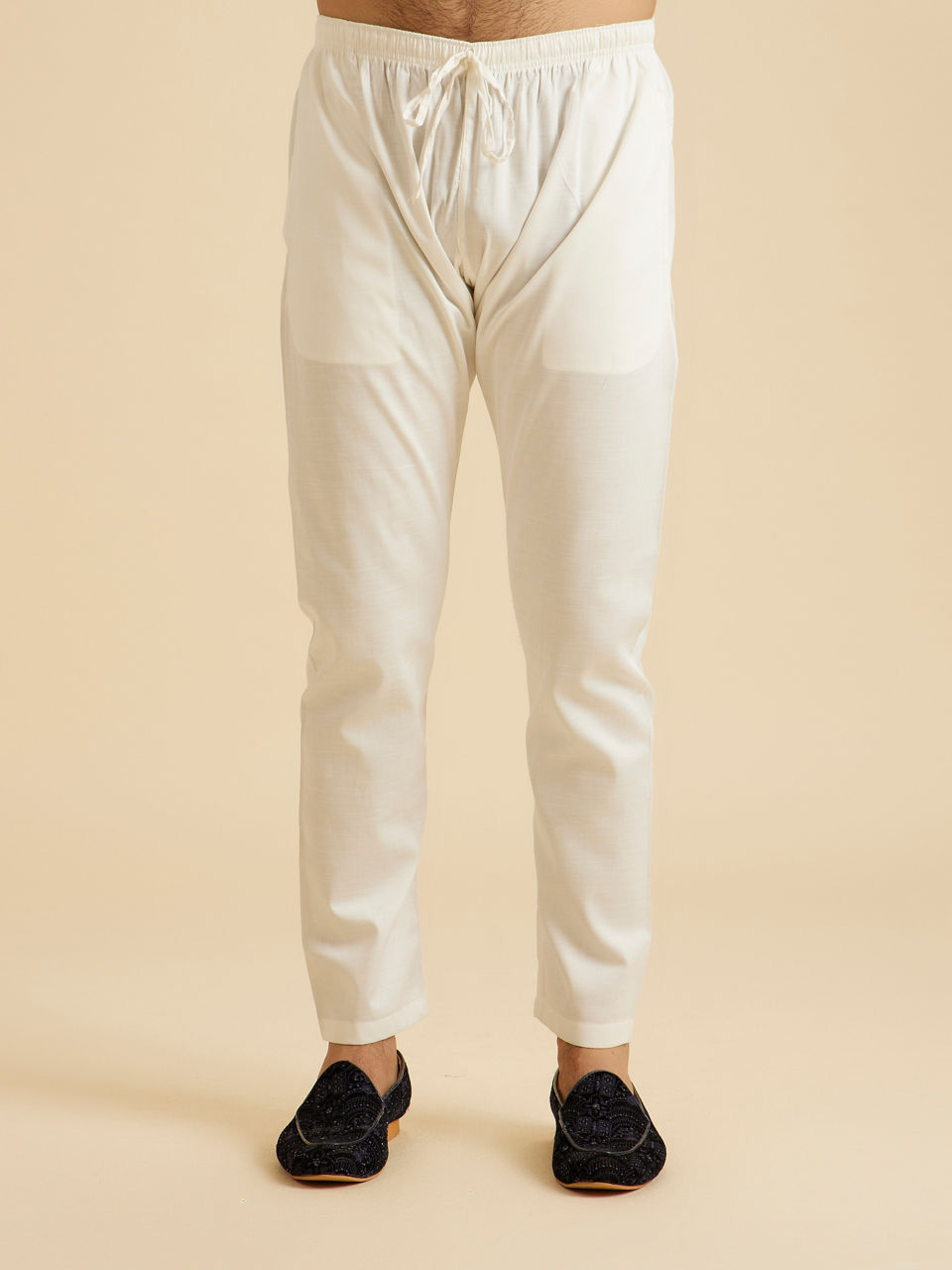 Manyavar Light Blue Splendor Kurta Pajama - view 5