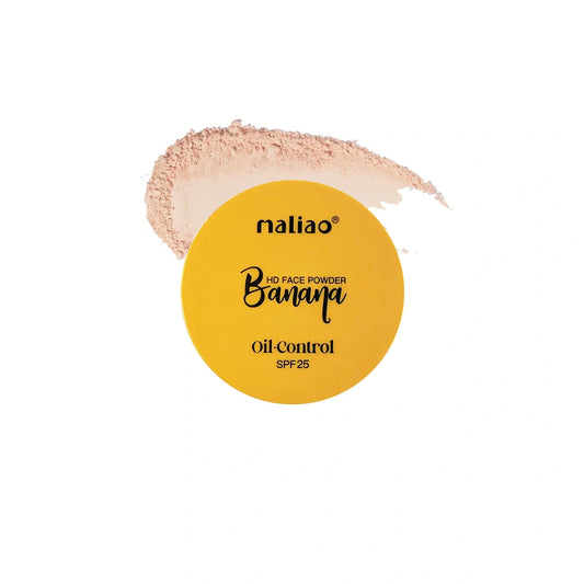 Maliao Banana HD 2 IN 1 Oil-Control Face Powder Compact - Matte Finish