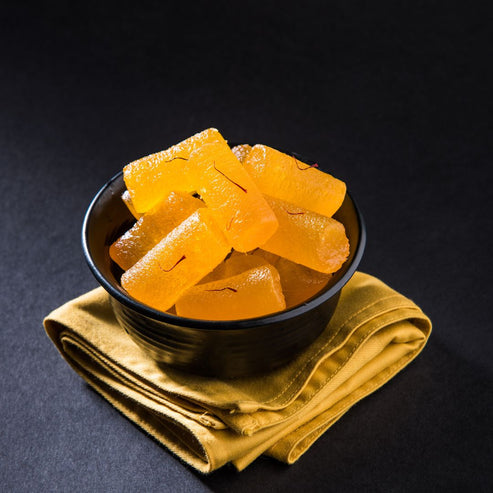 Agra Sweets Kesari Petha - PUSHMYCART